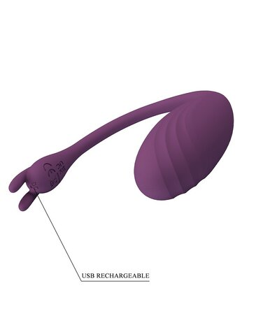 Pretty Love - Catalina - Draagbare Vibrator met App-bediening - Paars