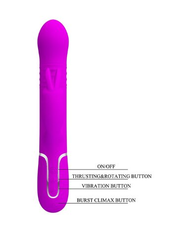 Pretty Love - Coale - Rabbit Vibrator - Paars