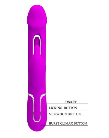 Pretty Love - Kampas - Rabbit Vibrator - Paars