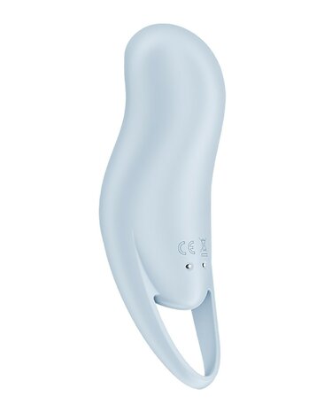 Satisfyer - Pocket Pro - Compacte Vibrerende Luchtdruk Vibrator - Lichtblauw