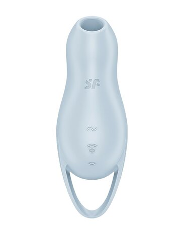 Satisfyer - Pocket Pro - Compacte Vibrerende Luchtdruk Vibrator - Lichtblauw