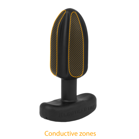 ElectraStim - Electrosex - Tartarus Quadripolar Buttplug - Zwart