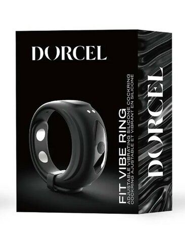 Dorcel - Fit Vibe Ring - Verstelbare Vibrerende Cockring - Zwart