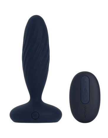 Svakom - Jordan - Stotende Anaal Vibrator - Met App Control - Marine Blauw