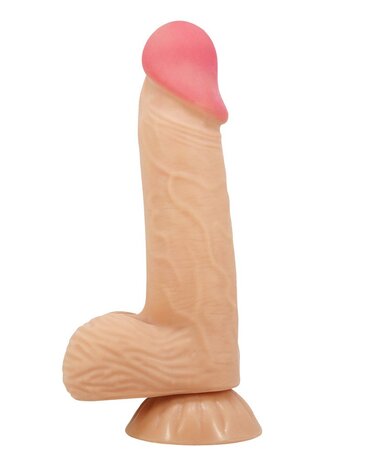 Pretty Love - Lisle - Sliding Skin Dildo -  20.6 x 4.4  cm - Lichte Huidskleur