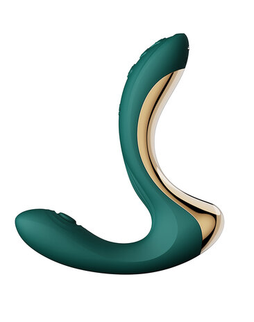 Zalo - Talis - G-Spot Pulsewave Vibrator met Zuigfunctie en Verwarmfunctie - Smaragd Groen