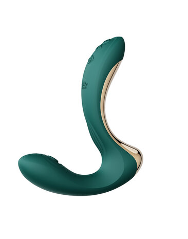 Zalo - Talis - G-Spot Pulsewave Vibrator met Zuigfunctie en Verwarmfunctie - Smaragd Groen