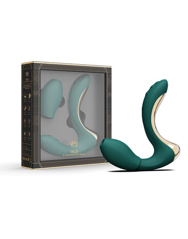 Zalo - Talis - G-Spot Pulsewave Vibrator met Zuigfunctie en Verwarmfunctie - Smaragd Groen