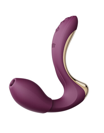 Zalo - Talis - G-Spot Pulsewave Vibrator met Zuigfunctie en Verwarmfunctie - Amethyst Paars