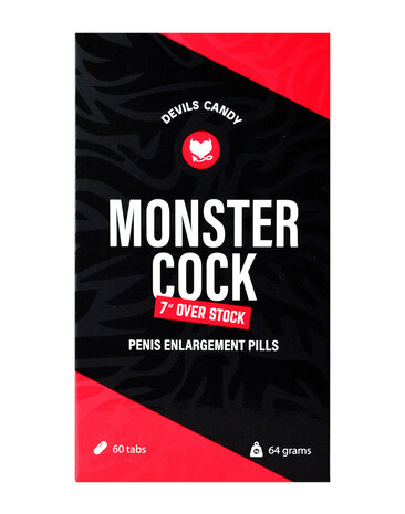 Morningstar -  Devils Candy Monster Cock 7" Overstock - Hardere Erecties - 60 tabletten