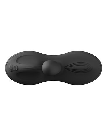 Zalo - Flora - Vibrator-kussen - Hands-free Vibrator - Met Warmtefunctie - Zwart