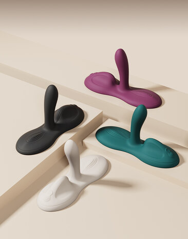 Zalo - Flora - Vibrator-kussen - Hands-free Vibrator - Met Warmtefunctie - Zwart