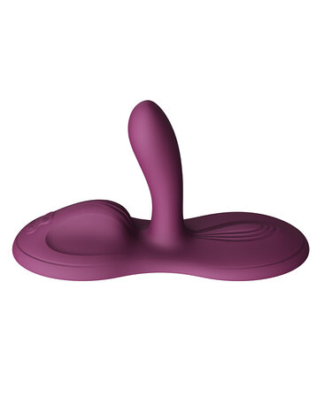 Zalo - Flora - Vibrator-kussen - Hands-free Vibrator - Met Warmtefunctie - Amethyst Paars