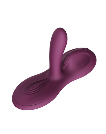 Zalo - Flora - Vibrator-kussen - Hands-free Vibrator - Met Warmtefunctie - Amethyst Paars