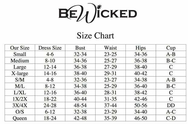 Be Wicked - Anise - Lakleren Body - Zwart - Maat M