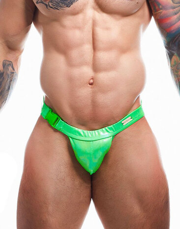 Cut4Men - Sexy Heren Tanga Slip - Groen - Maat XL