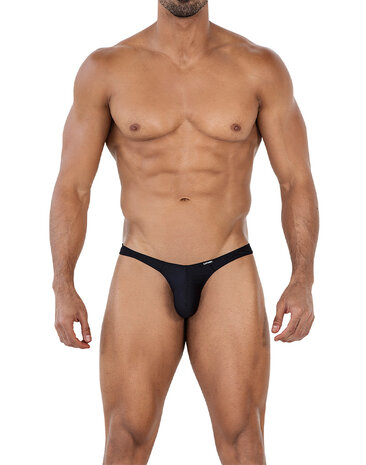 Cut4Men - Sexy Spandex Herenstring - Zwart - Maat S