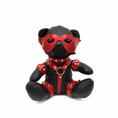 Kiotos Leather - EDDY de BDSM Teddybeer - Red Spankee - Leder