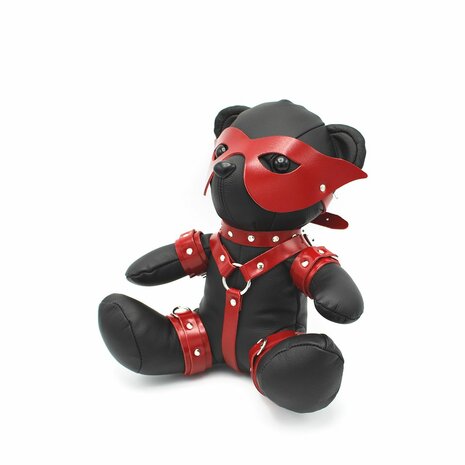 Kiotos Leather - EDDY de BDSM Teddybeer - Red Spankee - Leder