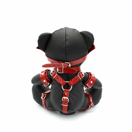 Kiotos Leather - EDDY de BDSM Teddybeer - Red Spankee - Leder