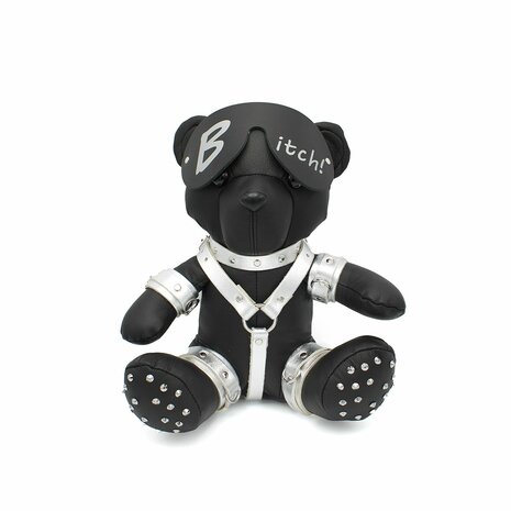 Kiotos Leather - EDDY de BDSM Teddybeer - Silver Bitch - Leder