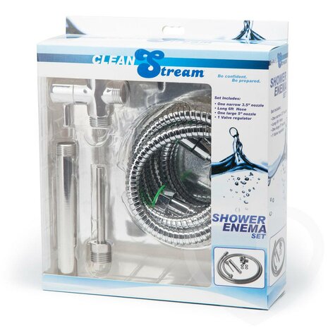 CleanStream - Douche Enema Set - RVS