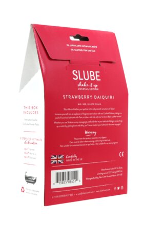 Slube - Strawberry Daiquiri - Double Bath Play - Body to Body Glijmiddel - 2 x 250 gram