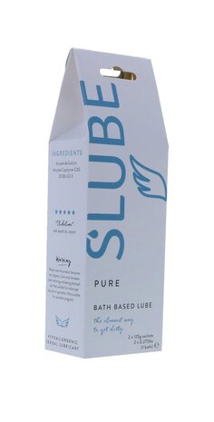 Slube - Pure - Single Bath Play - Body to Body Glijmiddel - 2 x 125 gram