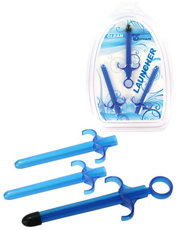 CleanStream - Glijmiddel Launcher Set - Blauw