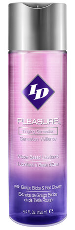 ID Pleasure - Glijmiddel op Waterbasis - Geeft Tintelend Gevoel - 130 ml