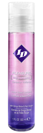 ID Pleasure - Glijmiddel op Waterbasis - Geeft Tintelend Gevoel - 30 ml