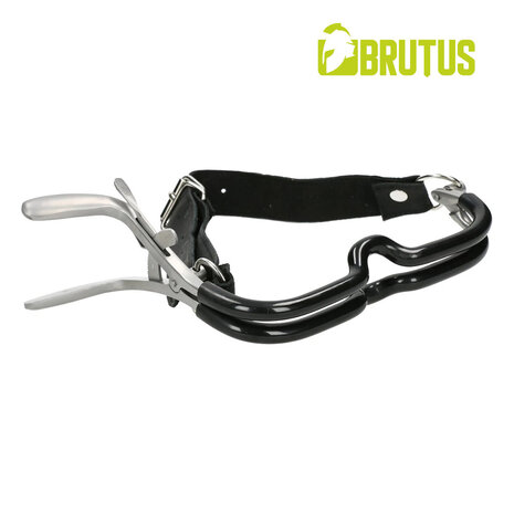 Brutus - Gag - Mondklem - Jennings Mondklem - Leather Strap-On Jennings Clamps