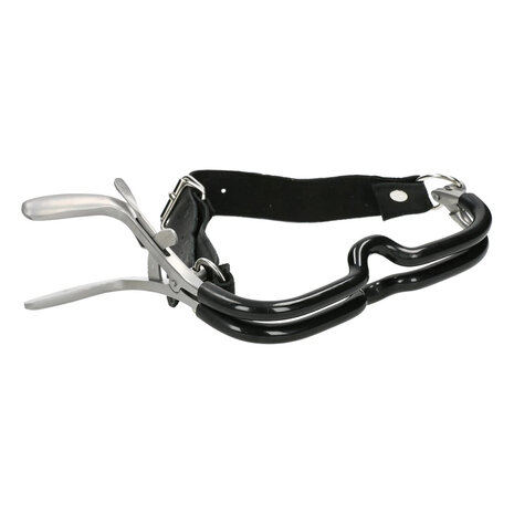 Brutus - Gag - Mondklem - Jennings Mondklem - Leather Strap-On Jennings Clamps