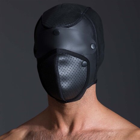 665 Neoprene - Hood - Neopreen Masker - Maat S/M - Neo Bondage Hood 2.0