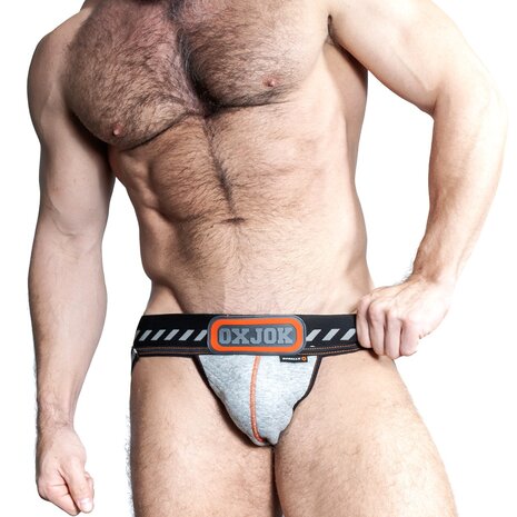 Oxjok Packer - Cargo Quilt Slider Jock - Quilted Jockstrap - Mist Heather - Maat L