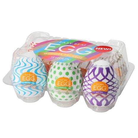 Tenga - EGG Variety Pack Wonder - Mini Masturbator - 6 stuks