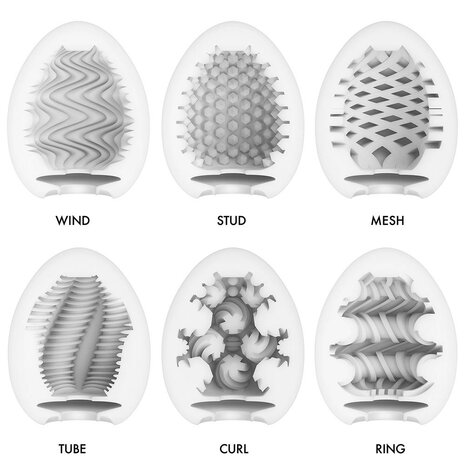 Tenga - EGG Variety Pack Wonder - Mini Masturbator - 6 stuks