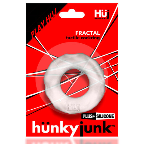 Hünkyjunk - Fractal Cockring - Transparant Ice