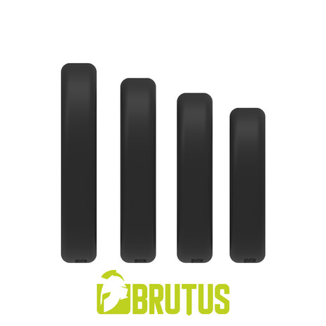 Brutus - Flat Slick - Silicone Cockring - Diameter 55 mm