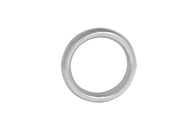 Black Label - RVS Donut Cockring - Diameter 55 mm