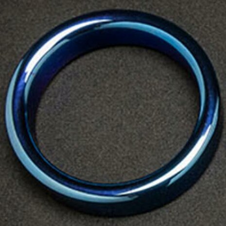 Black Label - BlueBoy -  Donut Cockring - RVS - Blauw - Diameter 55 mm