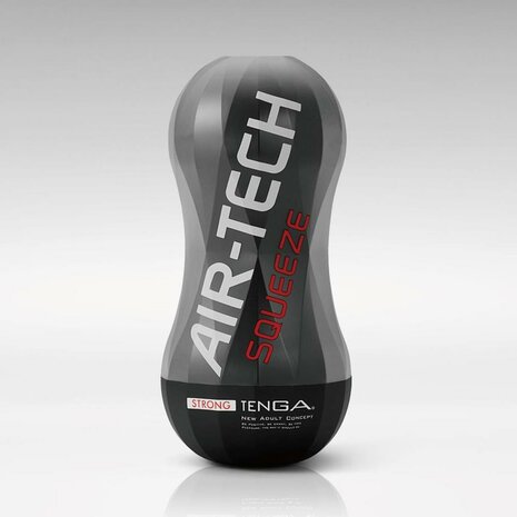 Tenga - Air-Tech Squeeze Masturbator - Strong - Zwart