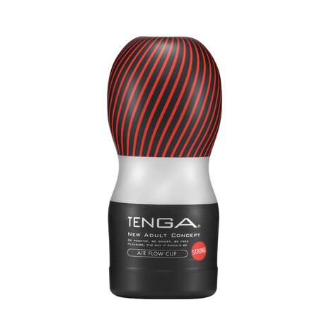 Tenga - Air Flow Cup Masturbator - Strong - Zwart