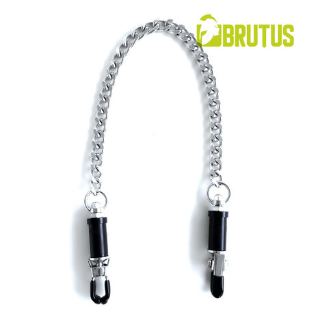 Brutus - Tepelklemmen - Met Ketting - BARREL Turn-On Nipple Clamps