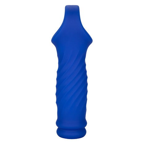 Calexotics - Admiral Liquid Silicone Wave Penis Sleeve - Blauw