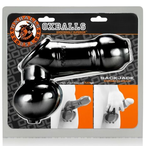 Oxballs - Sackjack Jack-Off Sheath - Zwart