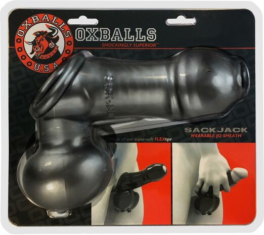 Oxballs - Sackjack Jack-Off Sheath - Staal