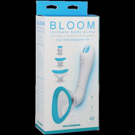 Bloom - Intieme Pussy Pomp - Wit/Blauw