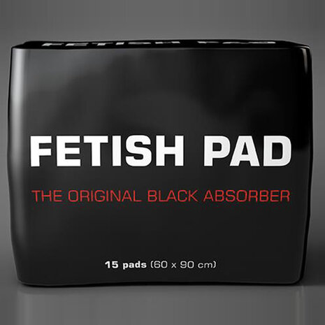 Fetish Pad - The Original - Absorberende Onderlegger - Zwart