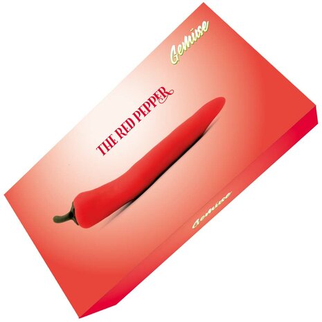 Gemüse - The Red Pepper - Vibrerende Groente Vibrator - 10 snelheden